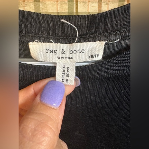 rag & bone Black and White Penny Dress XS - Picture 5 of 5